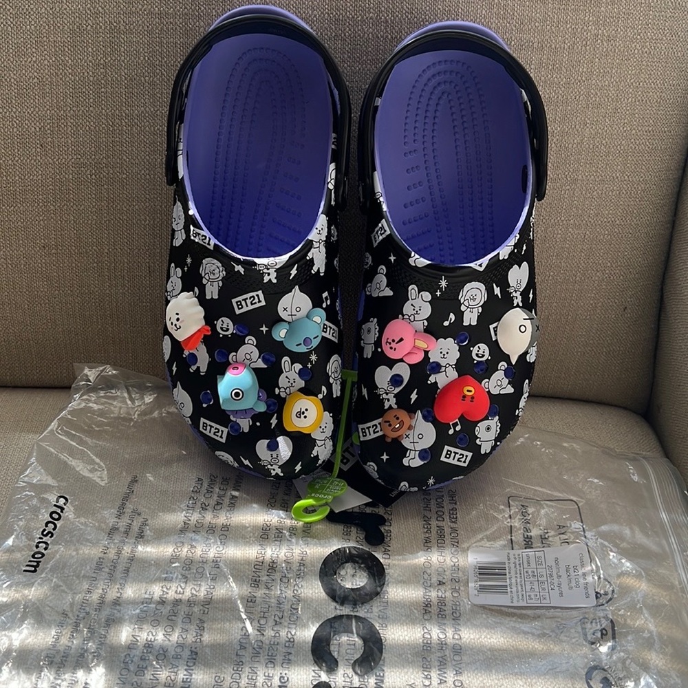 BTS Crocs- NEW with tags!